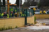 Aumentan a diez los desalojados en la provincia tras el riesgo de derrumbre de dos viviendas en Pruna (Sevilla)