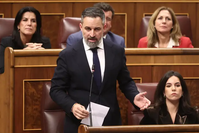 Santiago Abascal en el Congreso de los Diputados