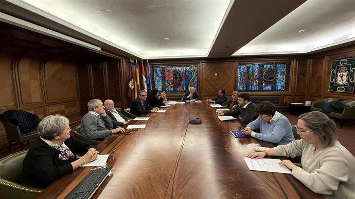 Imagen de la Junta de Gobierno Local del Ayuntamiento de León celebrada este viernes.