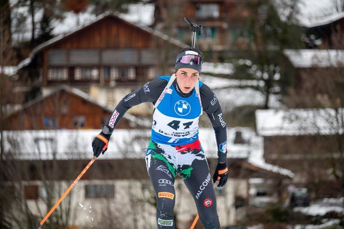 Archivo - PASSLER Rebecca during the BMW IBU World Cup 2022, Annecy - Le Grand-Bornand, Women's Sprint, on December 16, 2022 in Le Grand-Bornand, France - Photo Florian Frison / DPPI