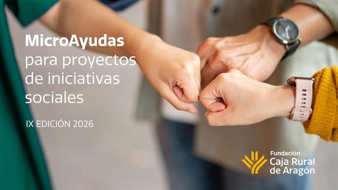 Fundación Caja Rural de Aragón convoca la IX Edición de su programa de Microayudas.