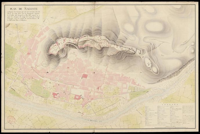 Sagunt consigue los planos inéditos sobre la reconstrucción militar del Castillo realizada en el siglo XIX