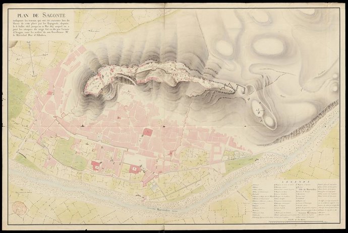 Sagunt consigue los planos inéditos sobre la reconstrucción militar del Castillo realizada en el siglo XIX