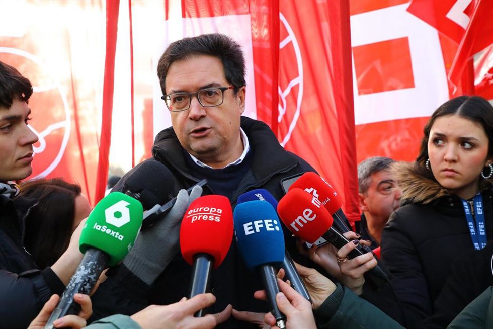 El secretario general del PSOE de Madrid y ministro para la Transformación Digital y de la Función Pública, Óscar López.