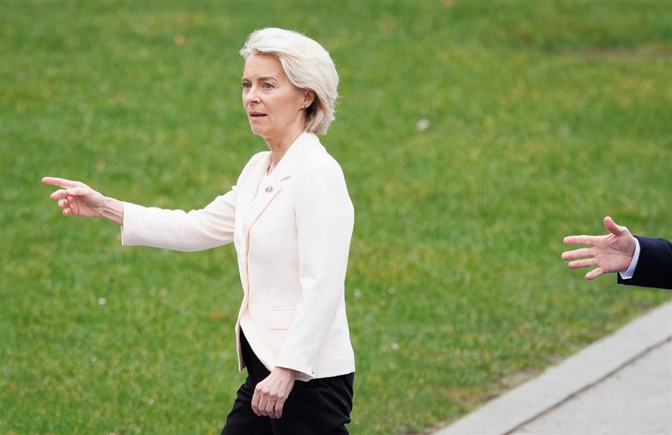 La presidenta de la Comisión Europea, Ursula von der Leyen