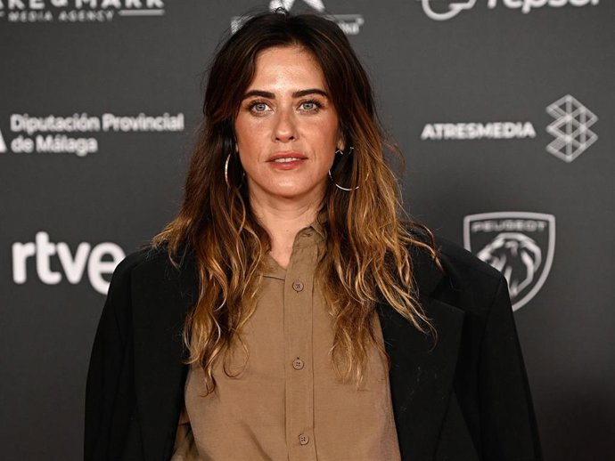 María León  durante el photocall de presentación, en el Real Teatro de Retiro, de la próxima edición del 29º Festival de Málaga