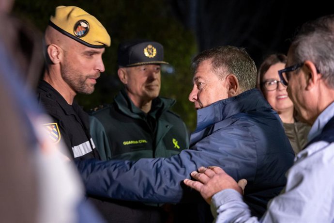 O presidente de Castela-La Mancha, Emiliano García-Page, esta semana no Cecopi.