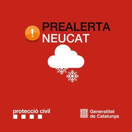 Archivo - Aviso de la prealerta del Neucat