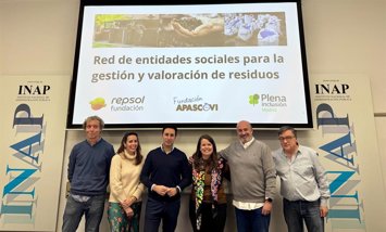 Fundación Repsol, Plena Inclusión Madrid y Apascovi impulsan un proyecto de economía circular para promover la inclusión sociolaboral