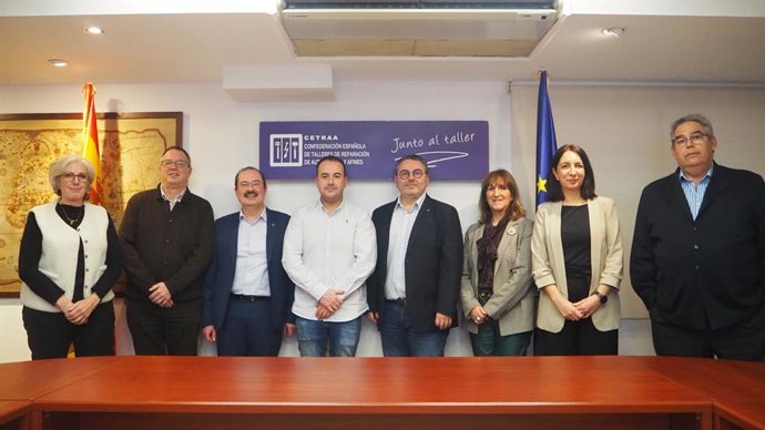 Las confederaciones de talleres de Francia y España abordan posibilidades de colaboración en Europa
