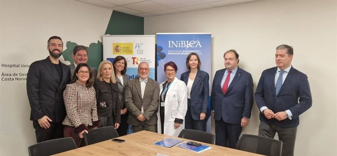 El secretario de Estado de Ciencia, Innovación y Universidades, Juan Cruz Cigudosa, en una visita este viernes la Unidad de Investigación Clínica del Instituto de Investigación e Innovación Biomédica de Cádiz (Inibica) en el Hospital de Jerez.