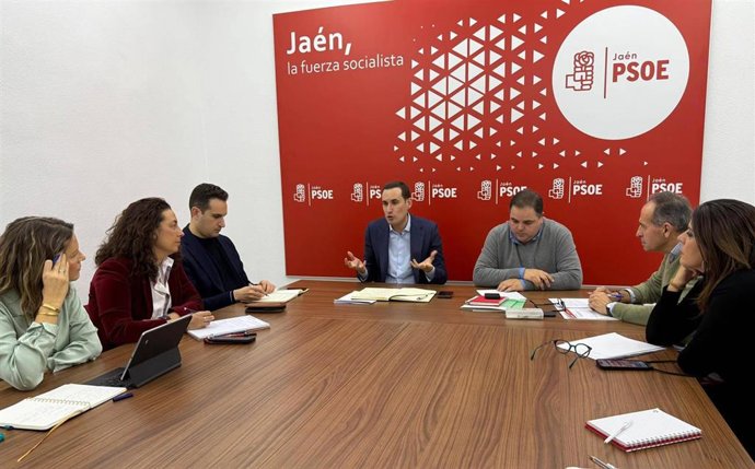 Reunión del Grupo Parlamentario del PSOE de Jaén.