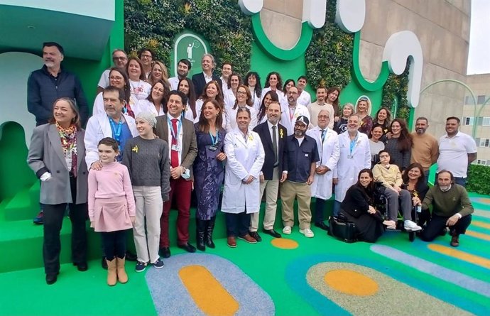 El Materno Infantil de Málaga realiza un encuentro con actividades por el Día Internacional del Cáncer Infantil