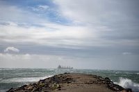 Carboneras (Almería) registra rachas máximas en el país con vientos de 122 km/h ante el paso de la borrasca 'Oriana'