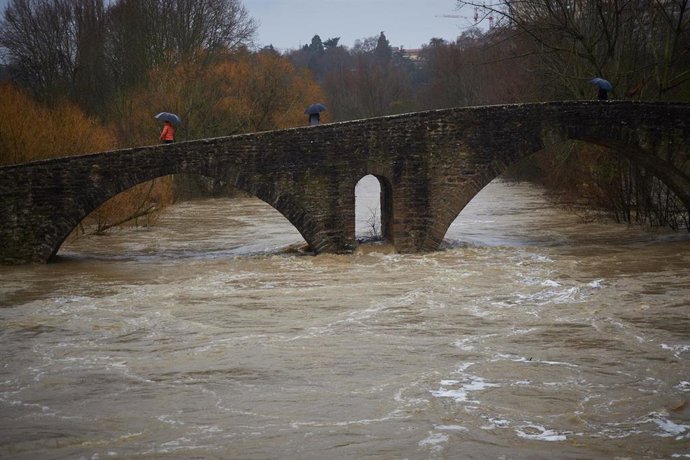 Archivo - El río Arga en una imagen de archivo