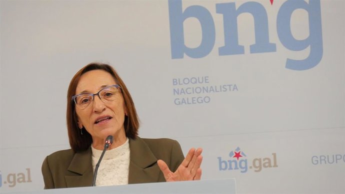 Rosana Pérez, en rueda de prensa.