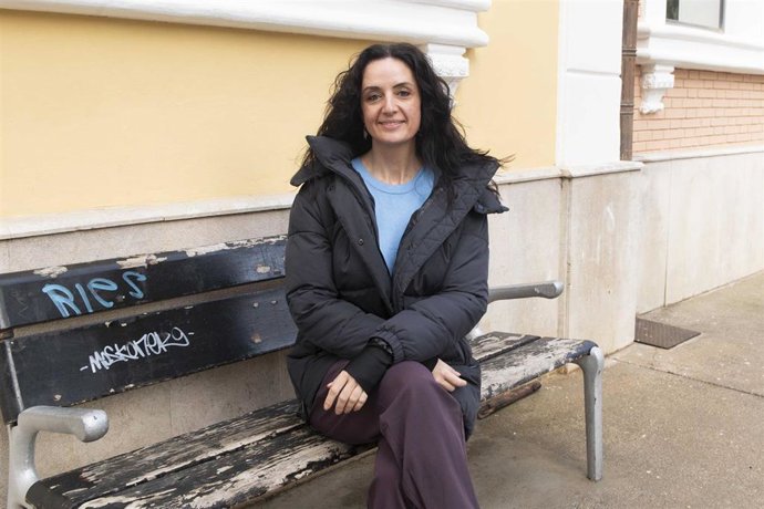 La candidata de IU-Sumar para la presidencia de Aragón, Marta Abengochea.