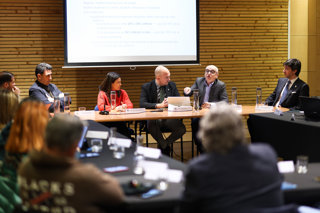 Un instant de la reunió del Consell Econòmic i Social del Pas de la Casa
