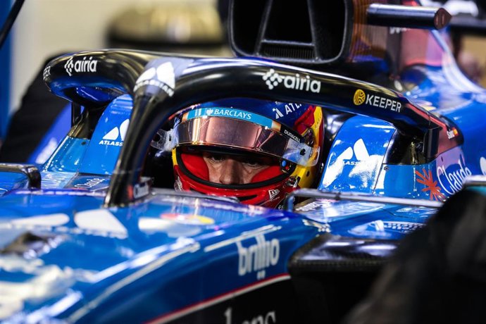 El piloto español de F1 Carlos Sainz (Williams) en el test de pretemporada de Baréin