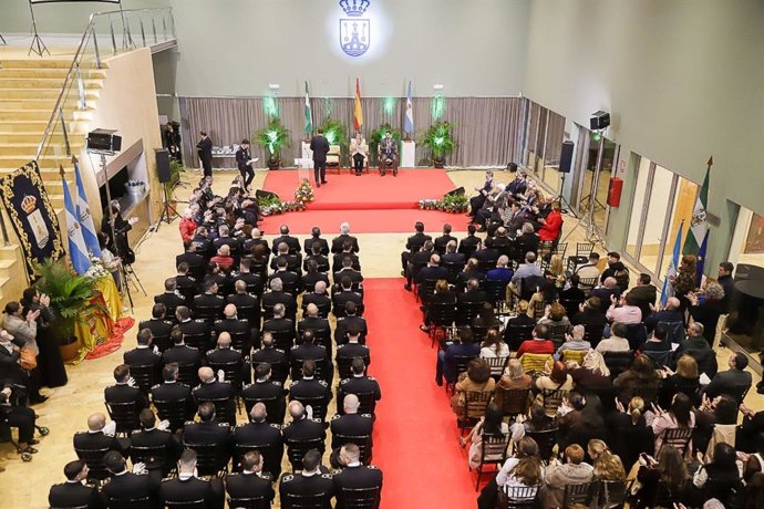 Acto de conmemoración de la Policía Local en Alcalá de Guadaíra (Sevilla)