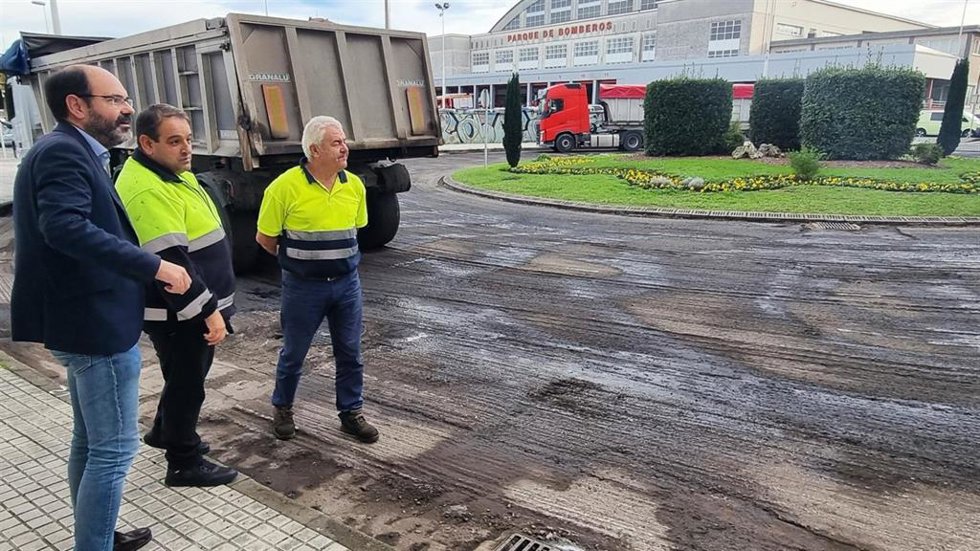El concejal de Obras, José Luis Urraca
