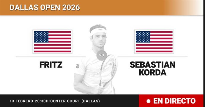 Taylor Fritz - Sebastian Korda: resumen y estadísticas del partido de Cuartos de final de Dallas Open