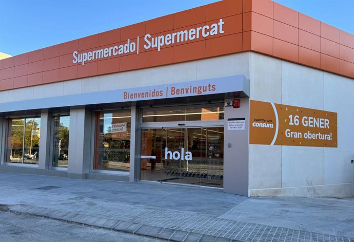 Archivo - Imagen de recurso de un supermercado Consum