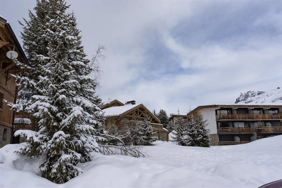 Nieve en los Alpes franceses (archivo).