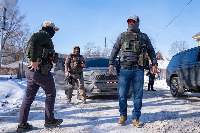 Agentes del ICE en Minnesota (archivo).