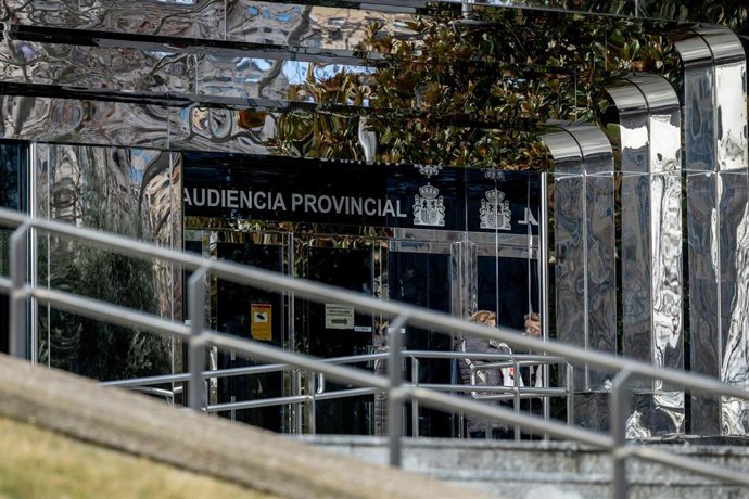 Exterior de la sede de la Audiencia Provincial de Madrid, a 28 de enero de 2026, en Madrid (España). 