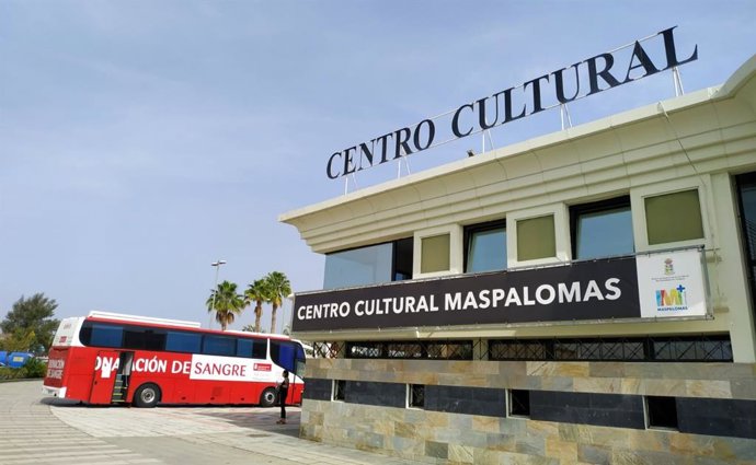 Unidad móvil de donación de sangre