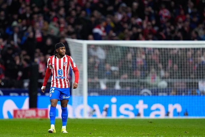 El jugador del Atlético de Madrid Ademola Lookman.