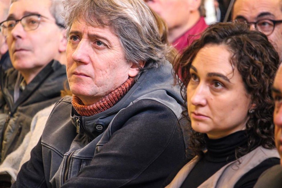 El secretario general del PSCyL y candidato a la Presidencia de la Junta, Carlos Martínez, durante la inauguración del a Feria de la Trufa de Soria en Abejar