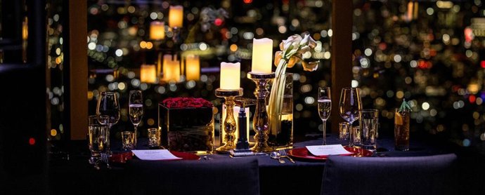 Archivo - Imagen del Empire State Building el Día de San Valentín