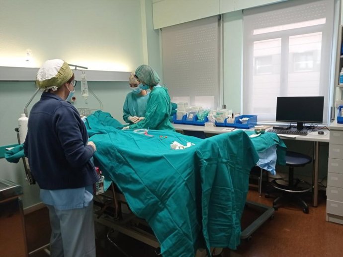 Profesionales de Enfermería del Hospital Universitario Miguel Servet de Zaragoza, en una imagen de archivo