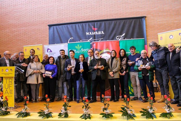 Inauguración de la Feria de la trufa de Soria en Abejar