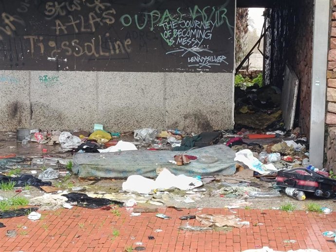 Estado del edificio situado en el balcón del Guadalquivir.