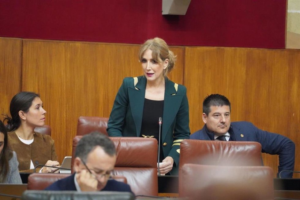 La parlamentaria andaluza del Partido Popular de Almería, Julia Ibáñez.