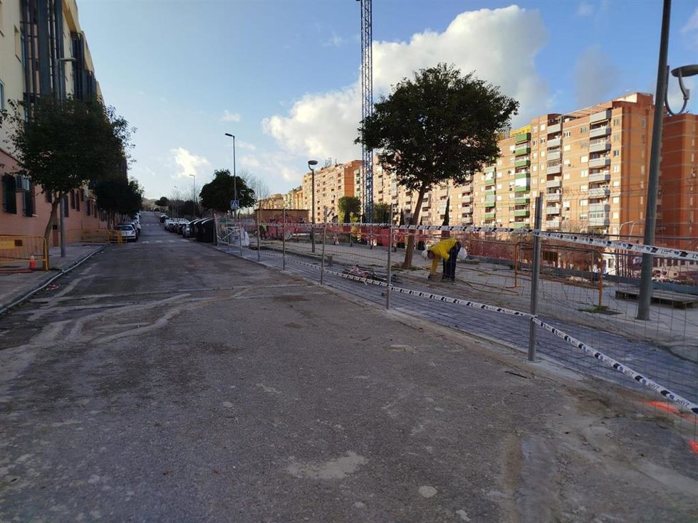 Calle Unicef, en Jaén.