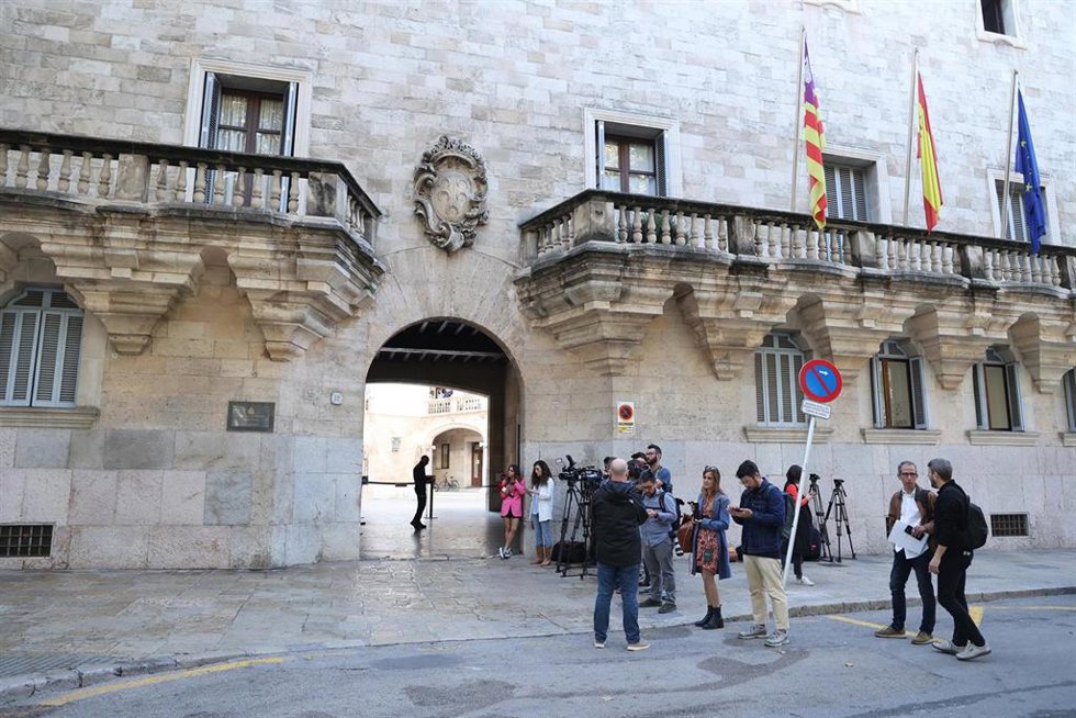 Archivo - Fachada de la Audiencia Provincial de Palma de Mallorca, a 7 de noviembre de 2024, en Palma de Mallorca, Mallorca, Baleares (España). 