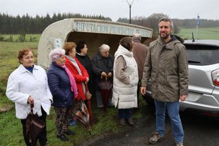 El teniente de alcalde de Lugo, Rubén Arroxo, en la presentación del servicio, a 14 de febrero de 2026.
