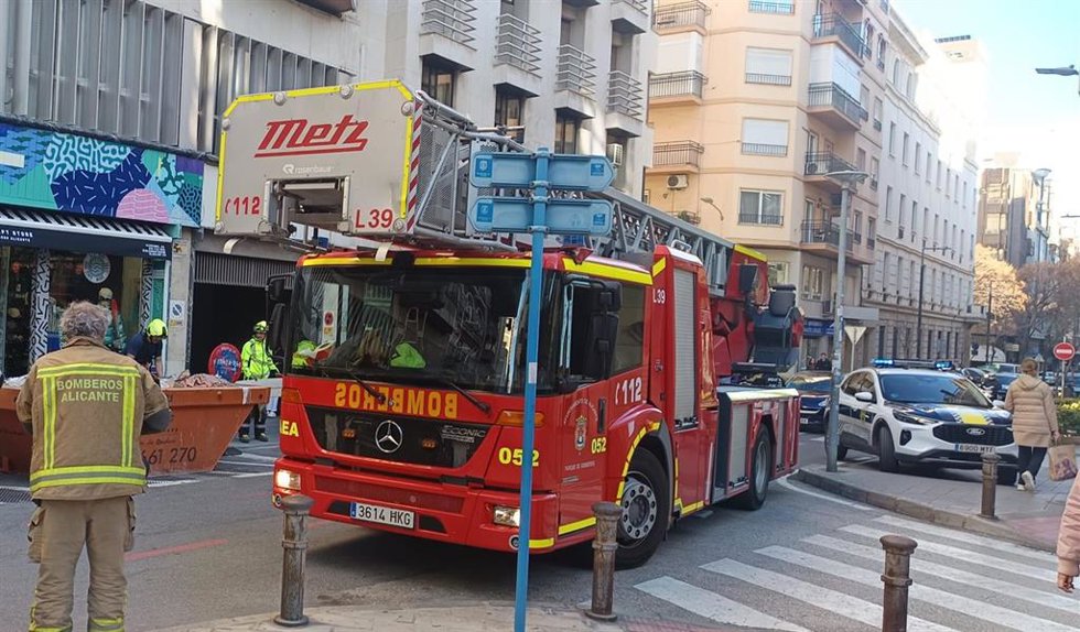 Intervención por una incidencia relacionada con el viento.