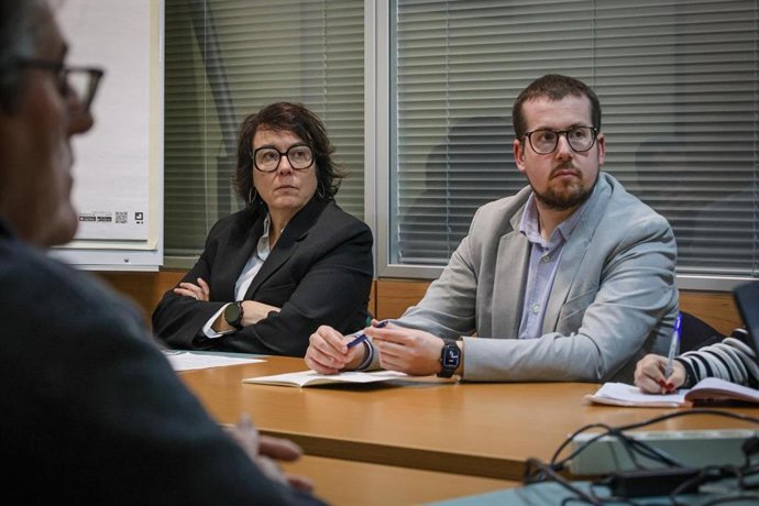 Riba en su visita a Alcanar