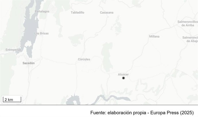 Imagen de Alcocer en Google Maps.