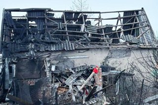 Daños en una casa de Zaporiyia, en Ucrania