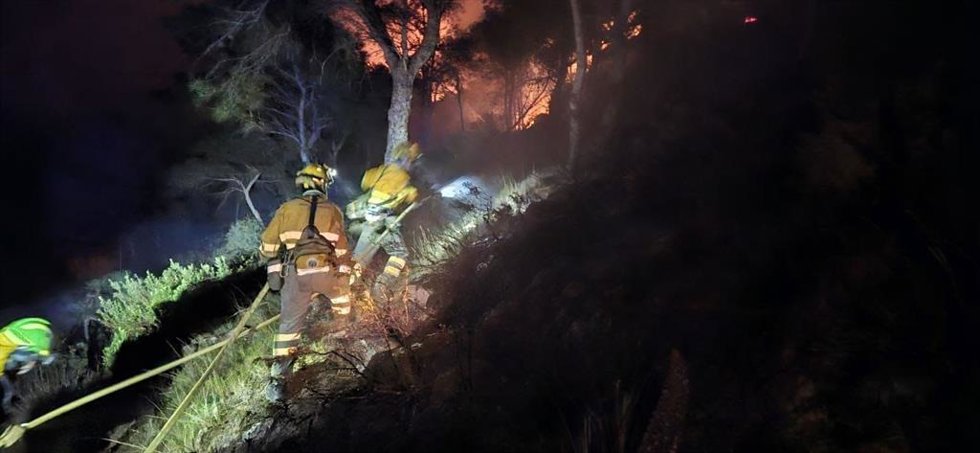 Fotografía facilitada por Técnico de Extinción de la Dirección General de Patrimonio Natural y Acción Climática.