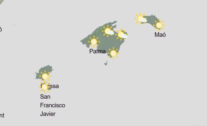 El tiempo hoy, domingo 15 de febrero, en Baleares.