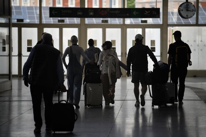 Archivo - Arxivo - Imatge d'arxiu de viatgers de tren. 