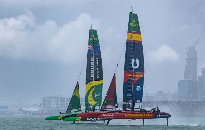 España termina tercera en la final del Gran Premio de Nueva Zelanda de SailGP