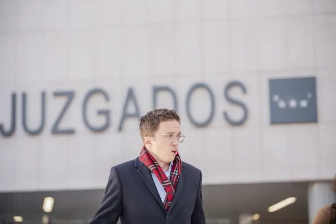 Iñigo Errejón en los juzgados